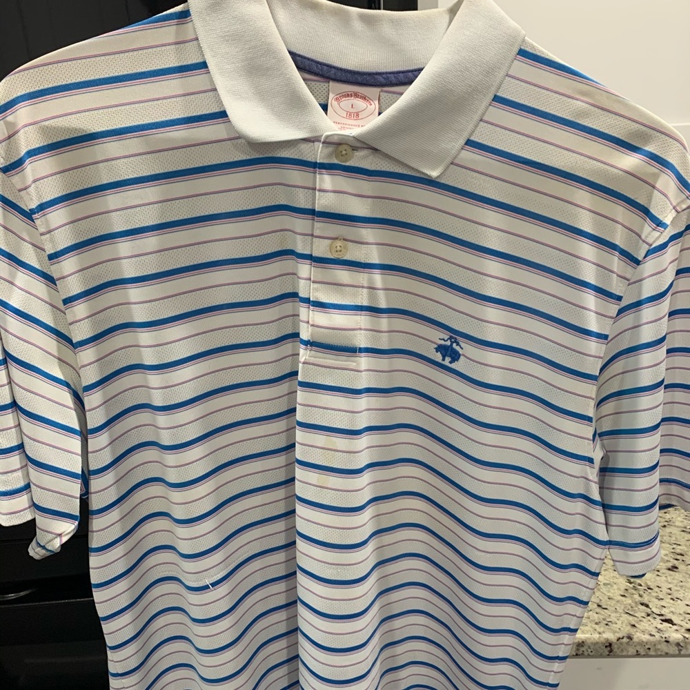 Brooks Brothers Dri-Fit Polo Large